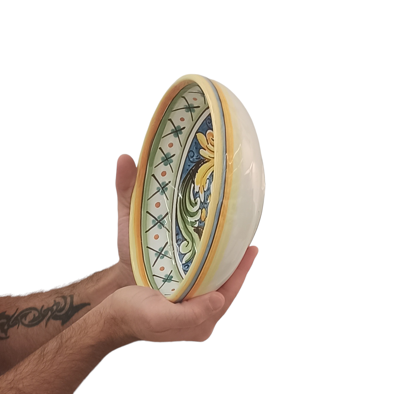 insalatiera in ceramica di caltagirone