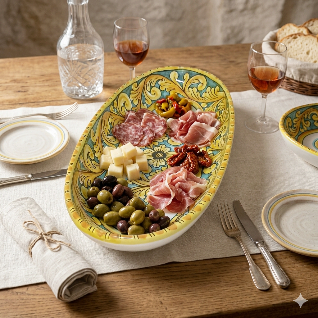 sicilian majolica dish