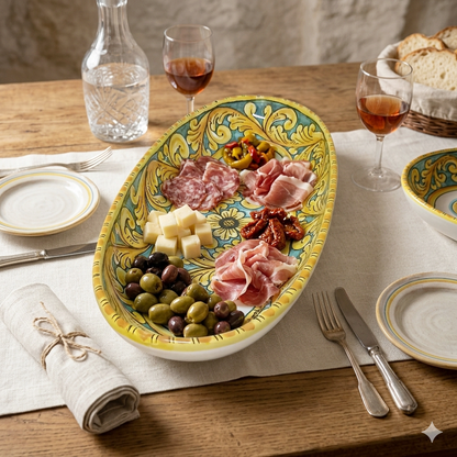 sicilian majolica dish