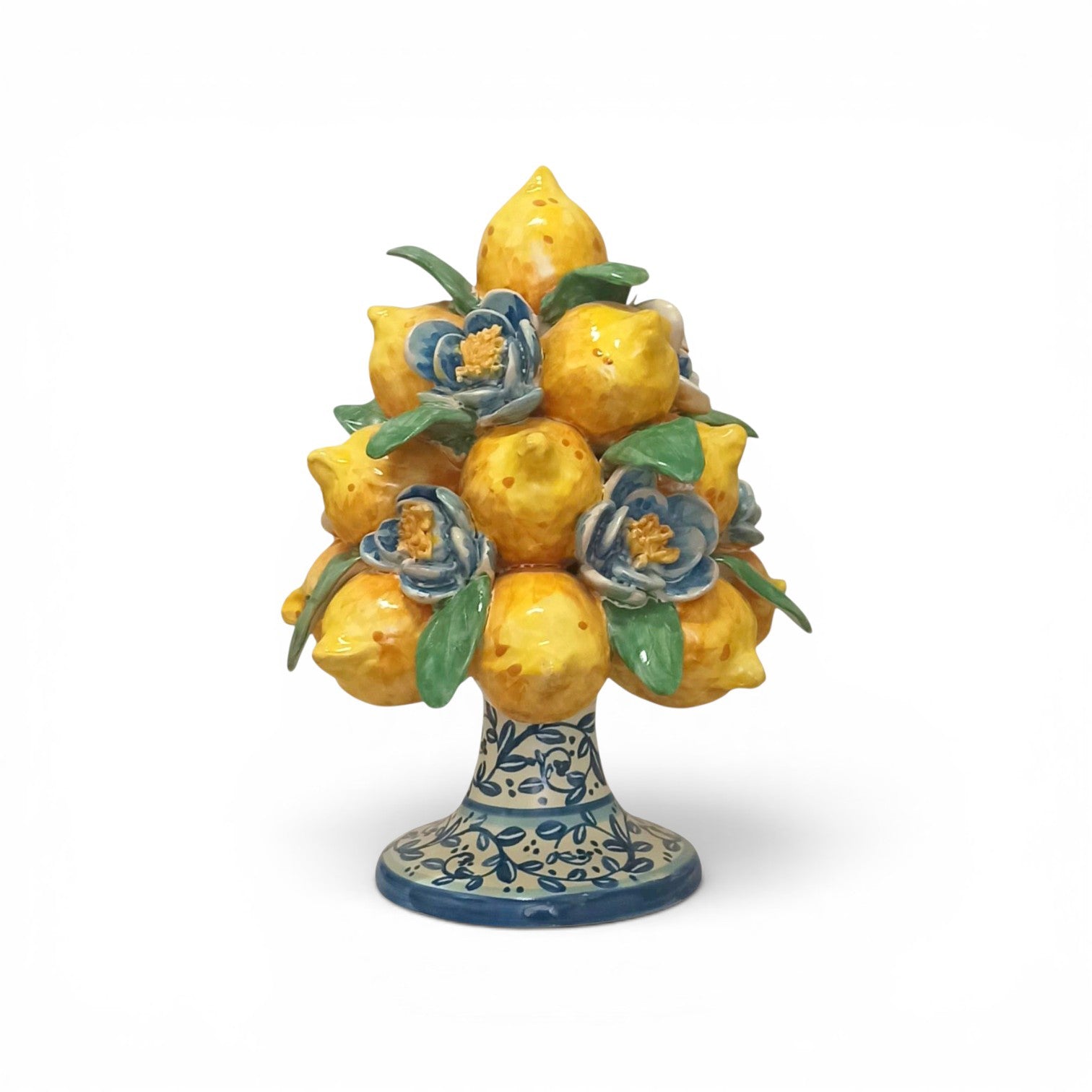 ceramic basket with lemons