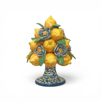 ceramic basket with lemons