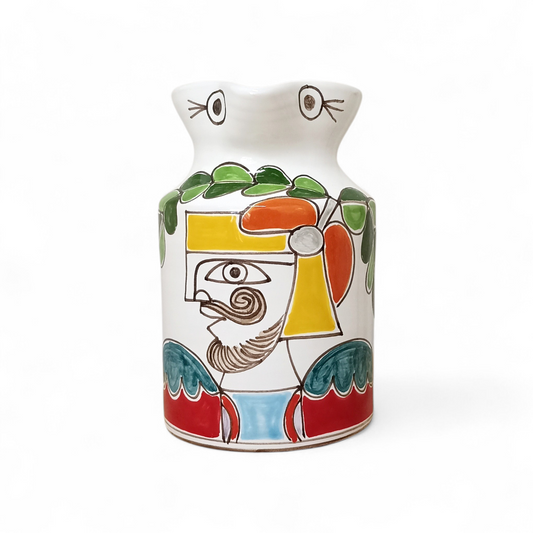 modern sicilian ceramic carafe