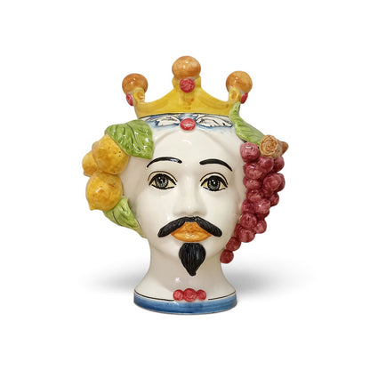 ceramic vase moors head