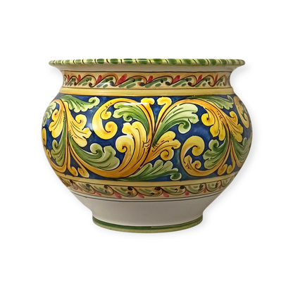 porta piante in ceramica di Caltagirone