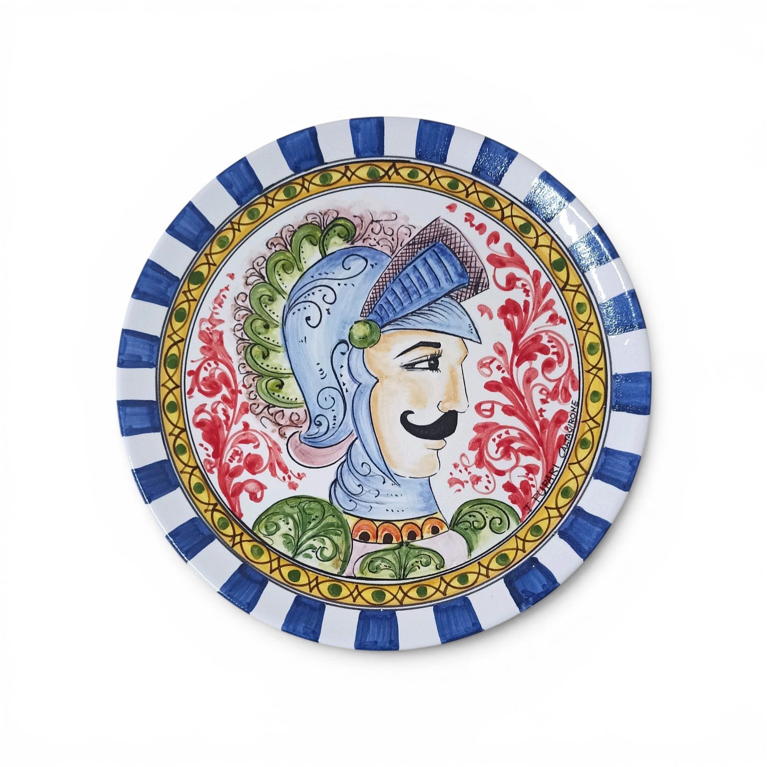 caltagirone ceramic plate