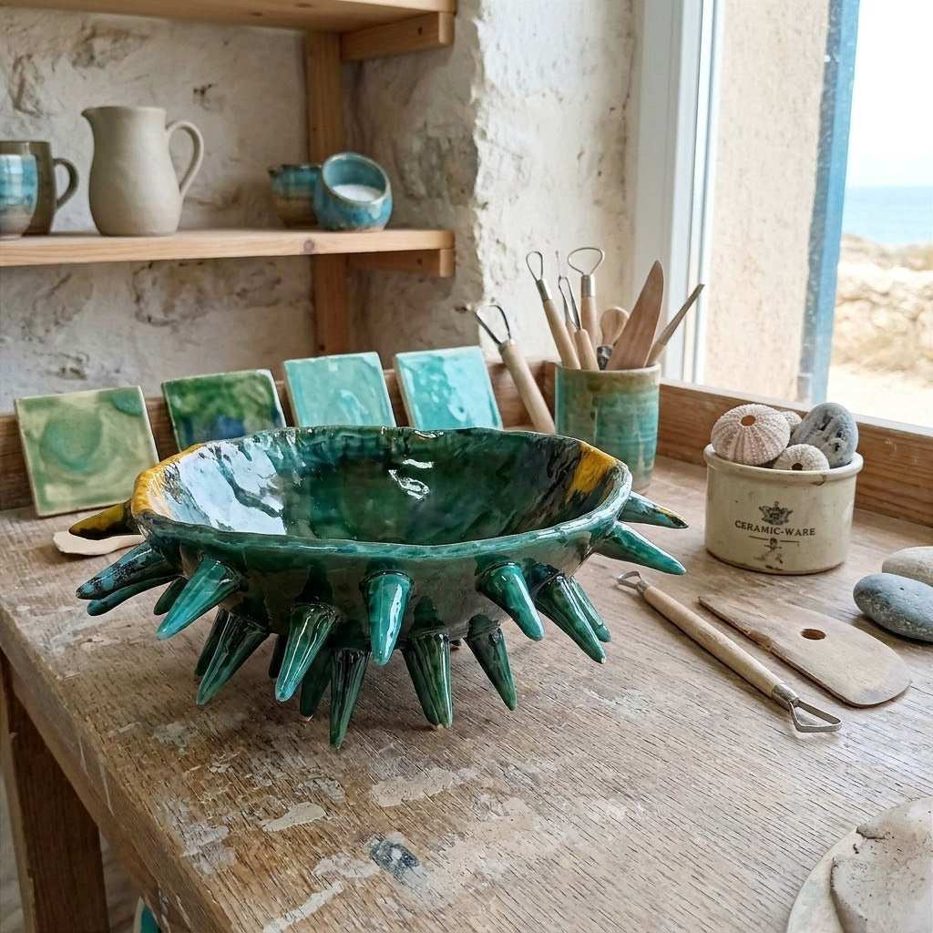 ceramic sea urchin