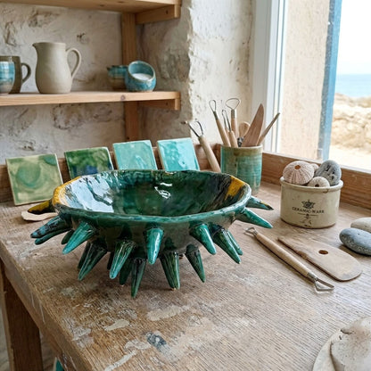 ceramic sea urchin