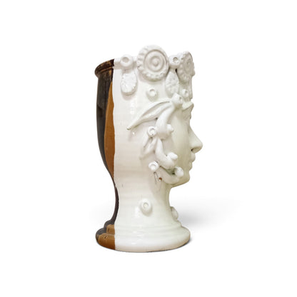 modern stile sicilian ceramic head
