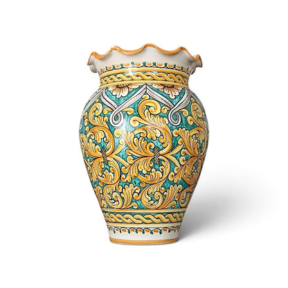 majolica umbrella stand