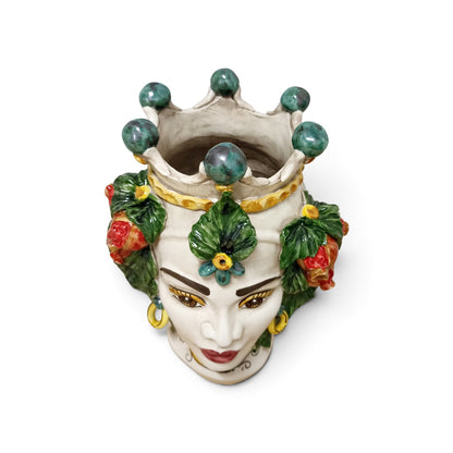 ceramic moorish head made in italy