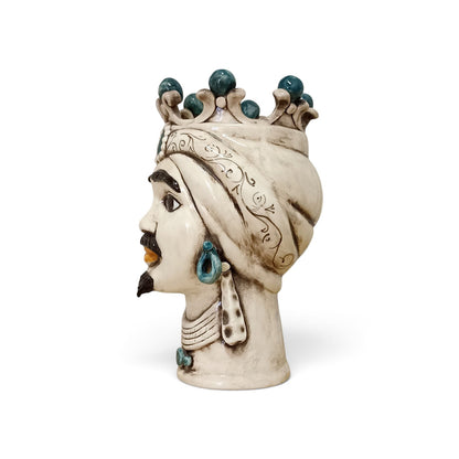 testa tradizionale in ceramica siciliana