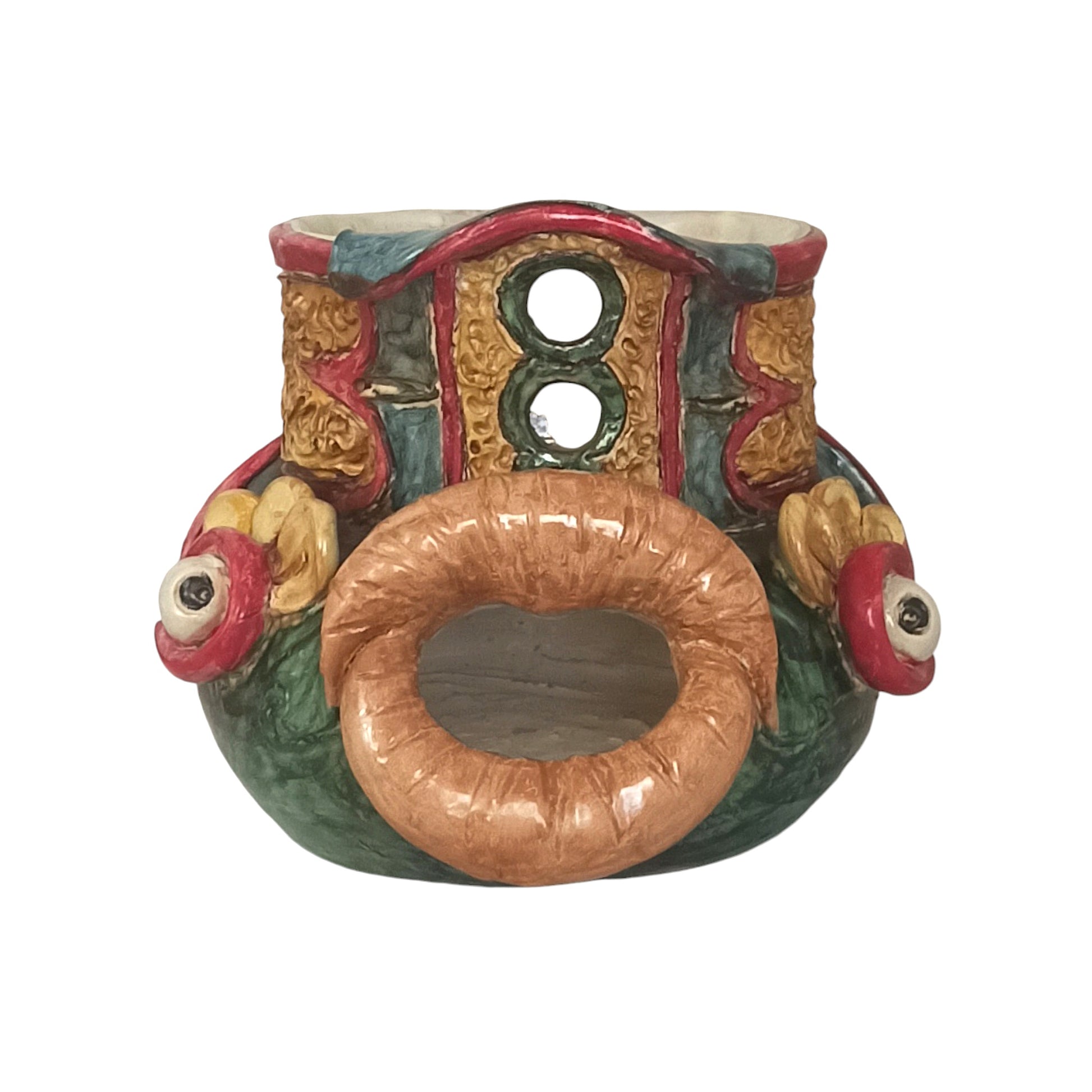 Pesce in ceramica di Salvatore Guzzardi fatto a Caltagirone