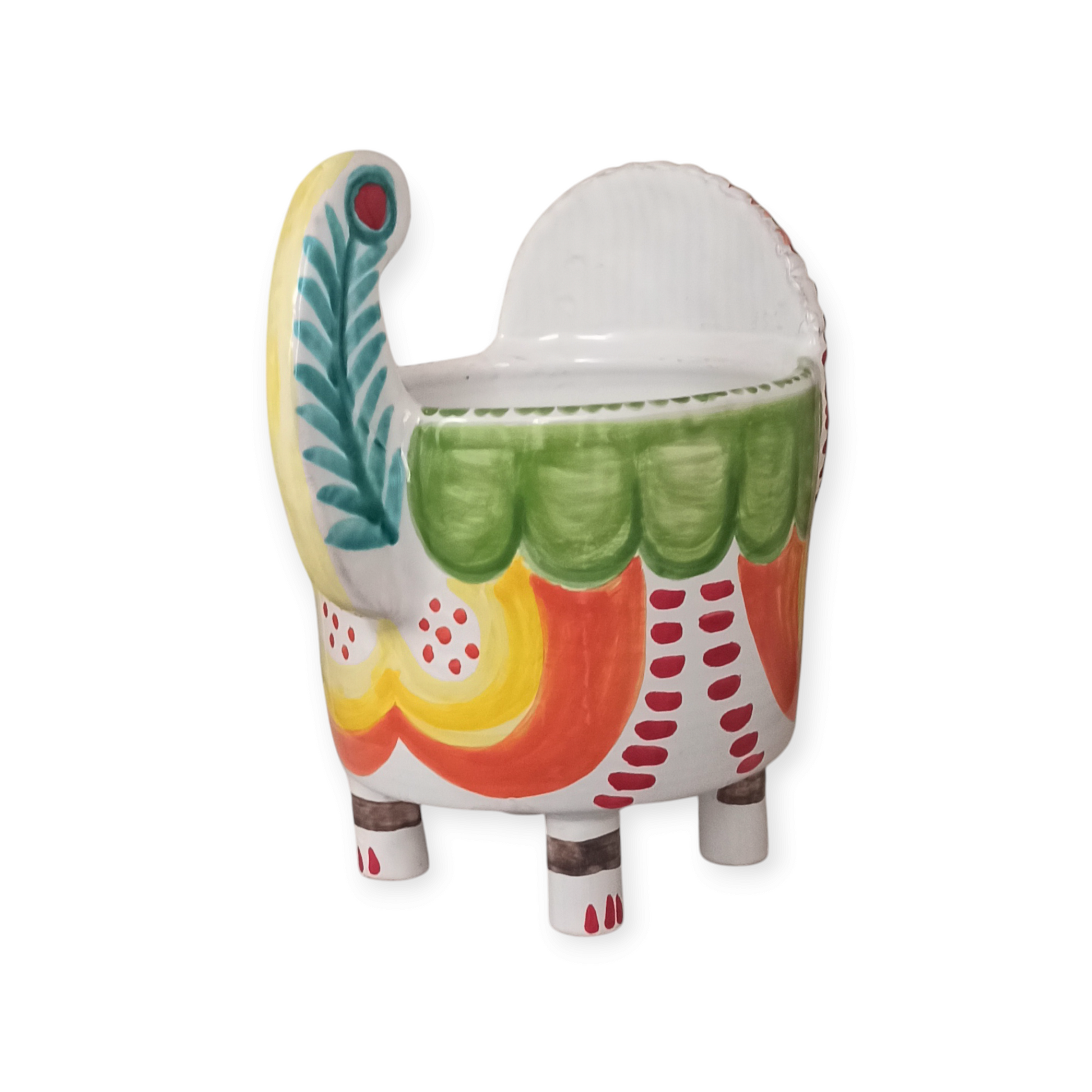 vaso siciliano moderno in ceramica
