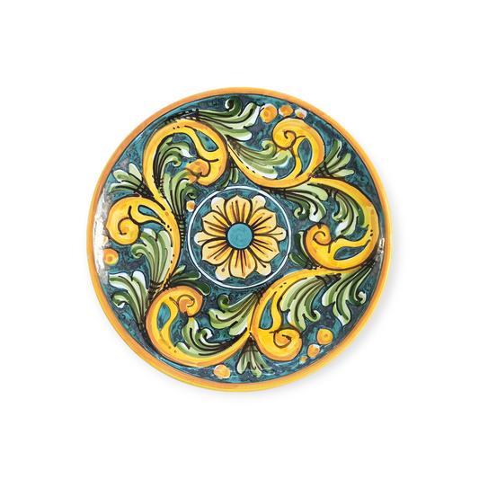 piatto tavola ceramica Caltagirone