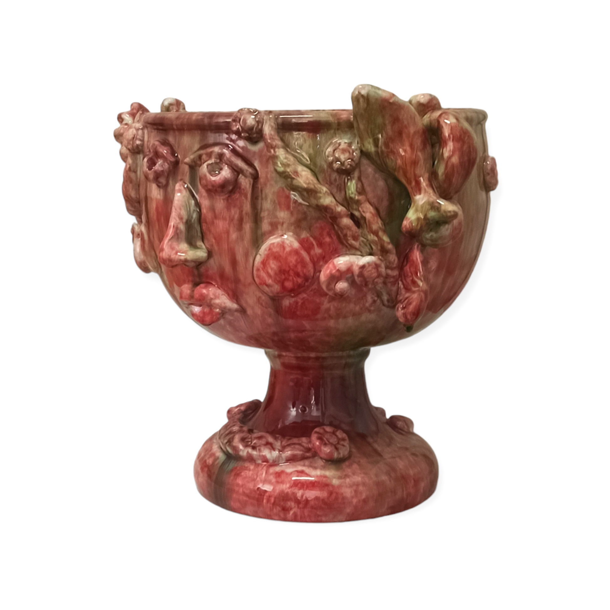 testa maiolica siciliana moderna