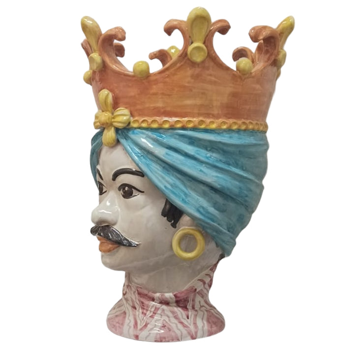 Teste di Moro Delfino ceramiche Caltagirone shop online