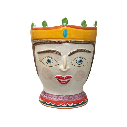 Vaso testa ceramiche de simone a messina
