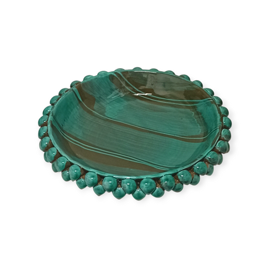 Svuotatasche Pigna Verde in Ceramica Siciliana