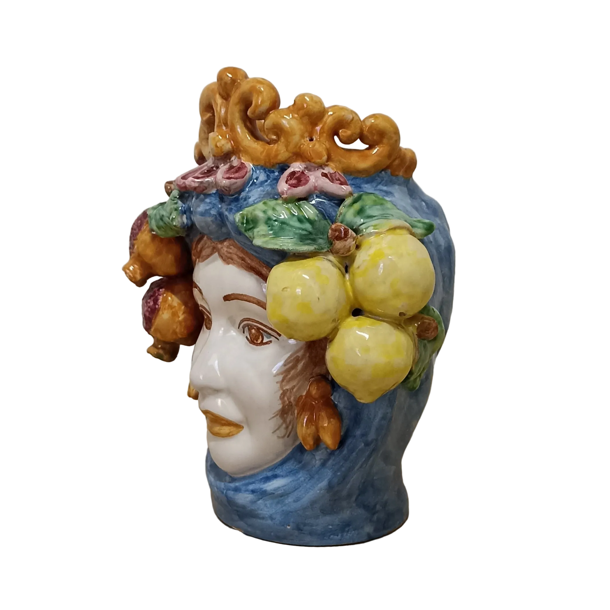 testa maiolica 