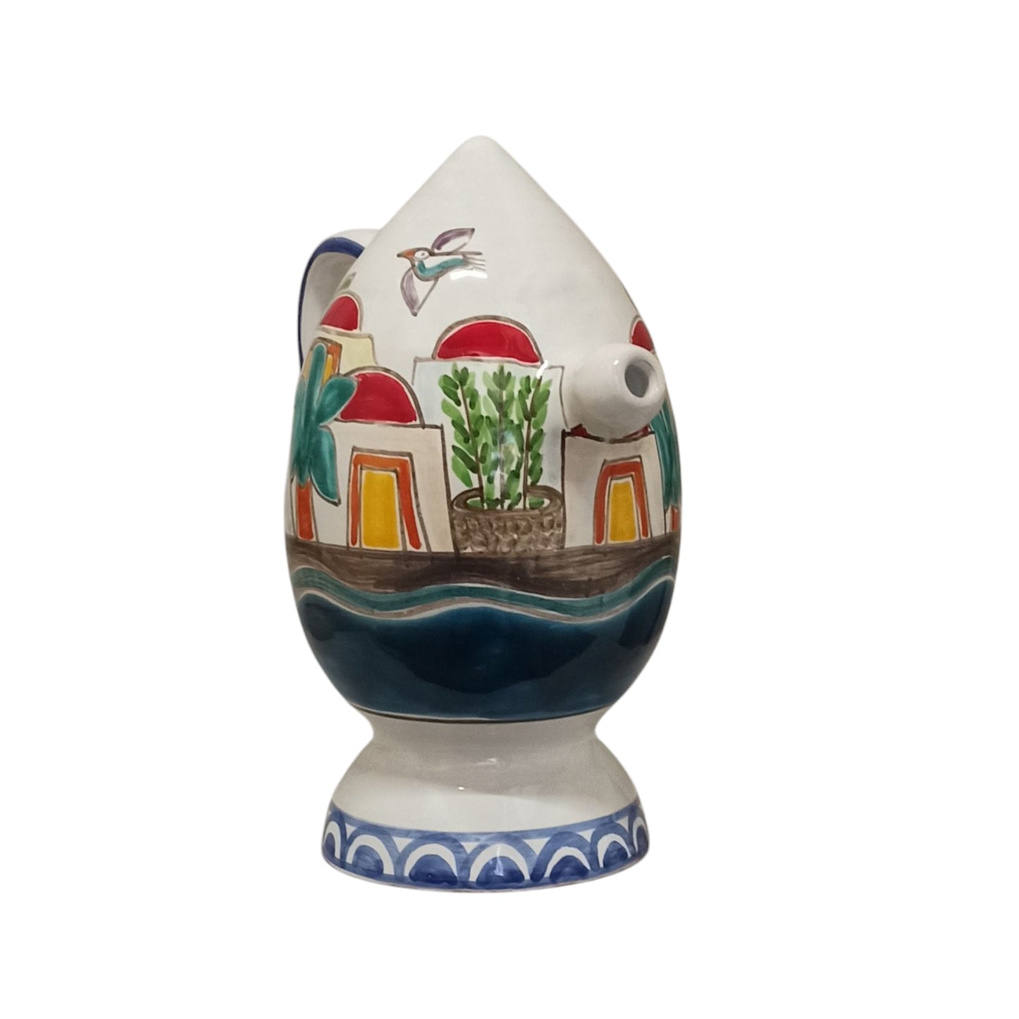 brocca tipica in ceramica siciliana 