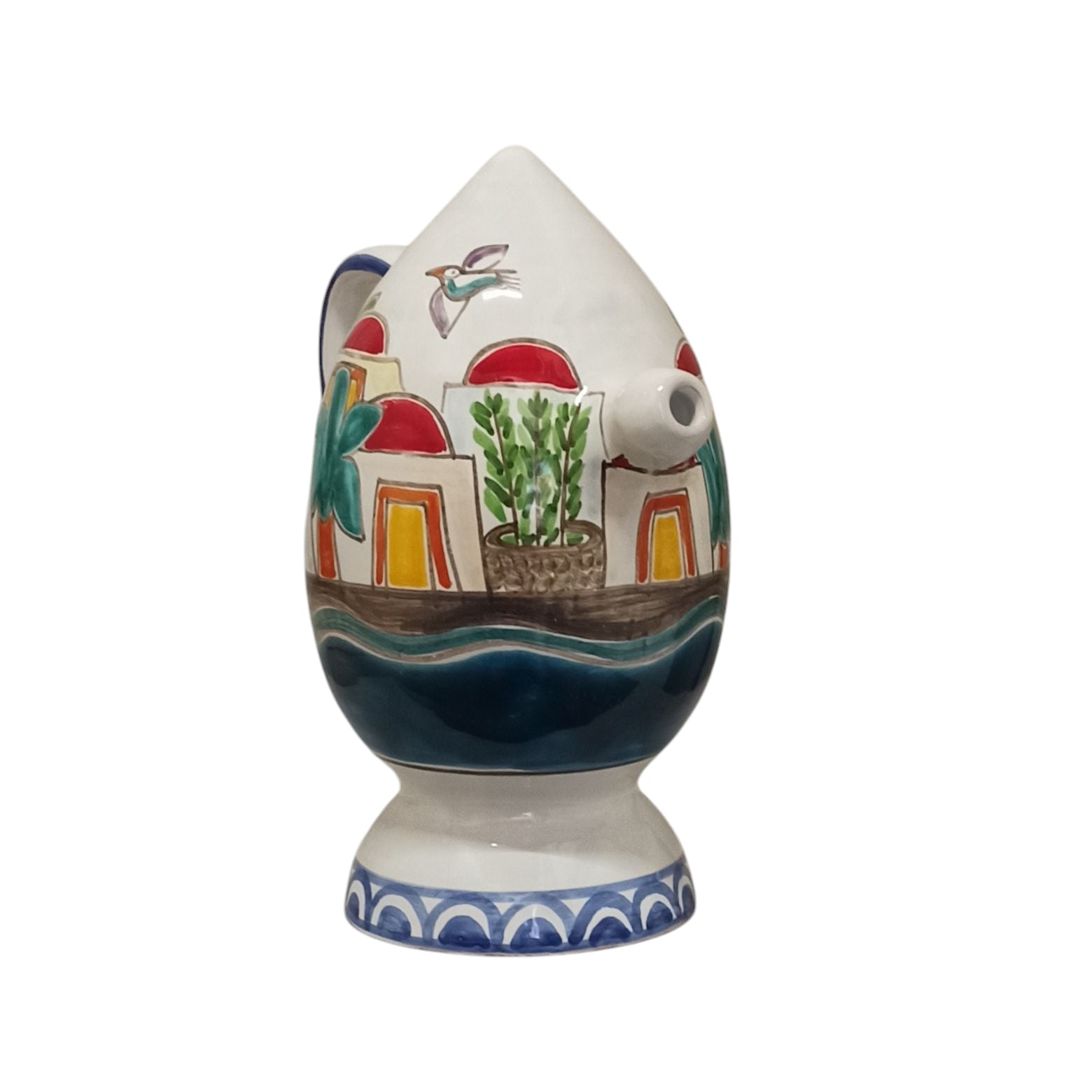 brocca tipica in ceramica siciliana 