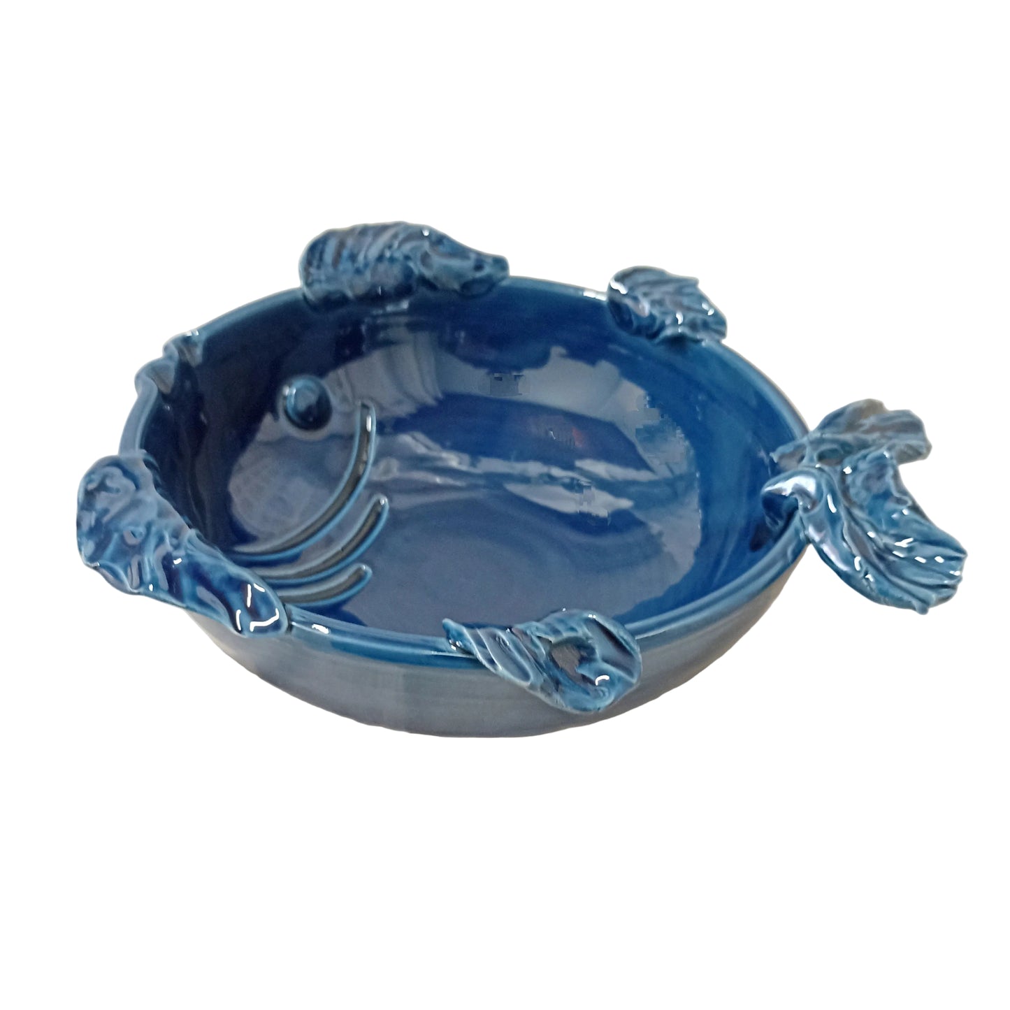 pesce in maiolica di caltagirone per la tavola