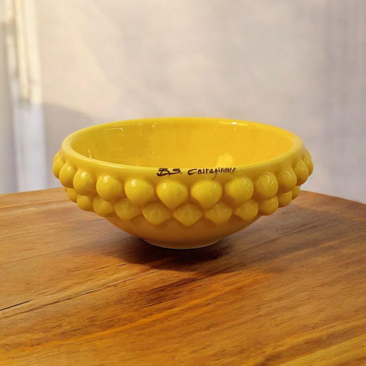 pigna gialla ceramica di Caltagirone