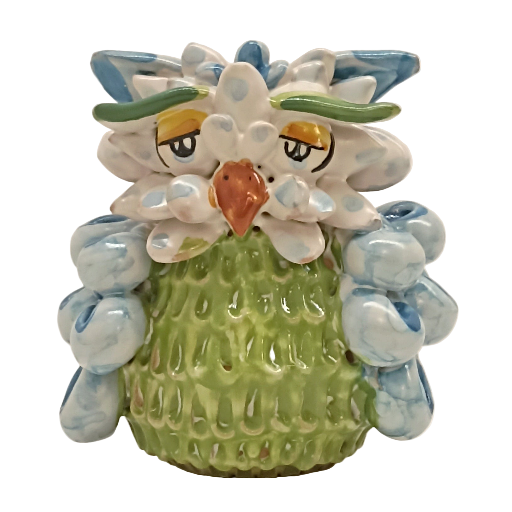 gufo in maiolica di caltagirone