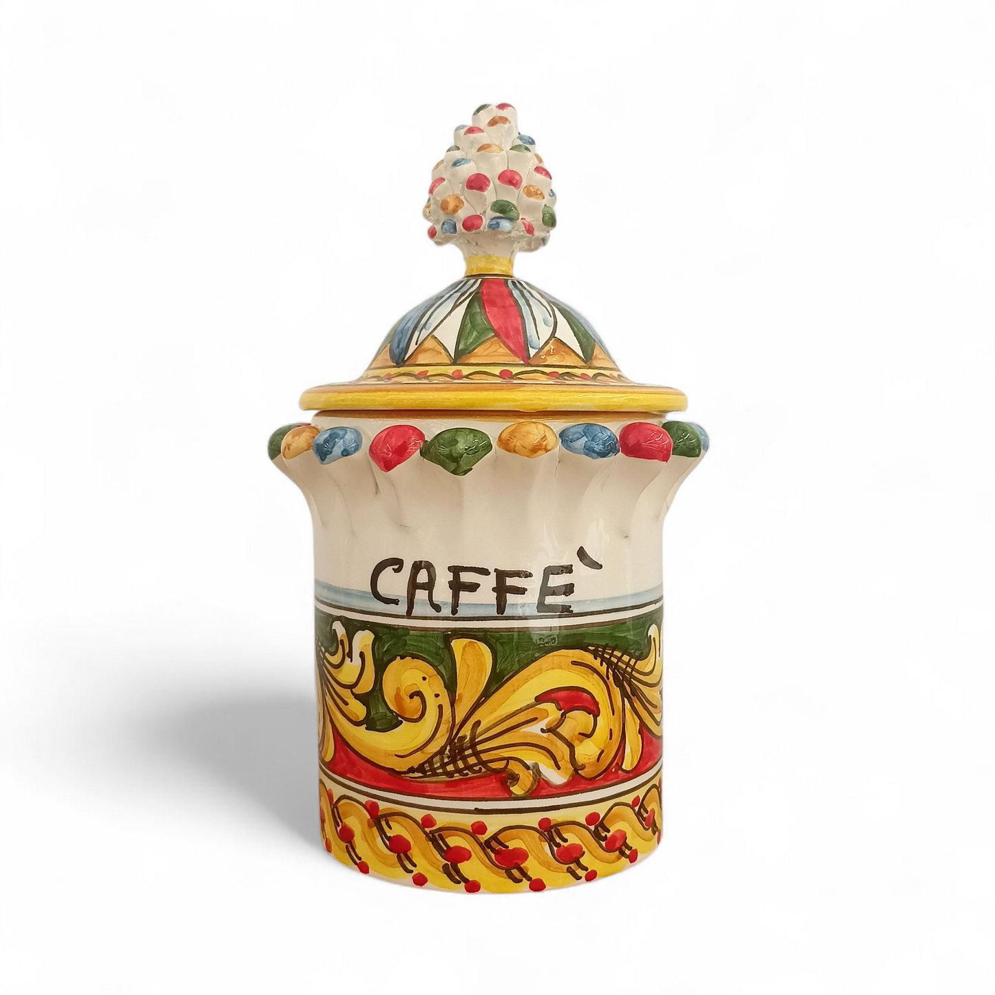 barattolo caffe colorato