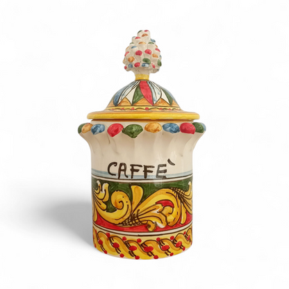 barattolo caffe colorato