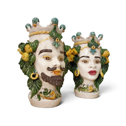 teste siciliane di moro di caltagirone