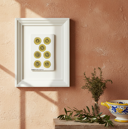 quadro con carta siciliana