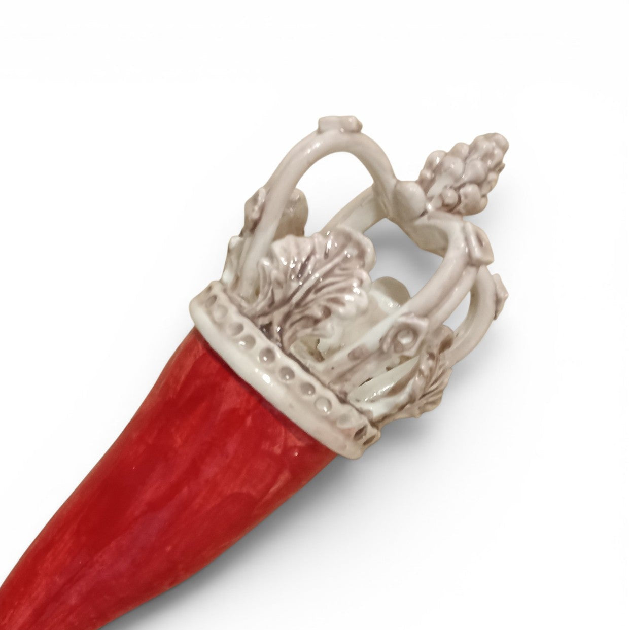 corno in maiolica