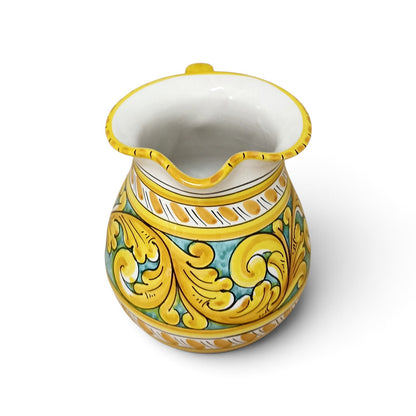 handmade sicilian ceramic carafe