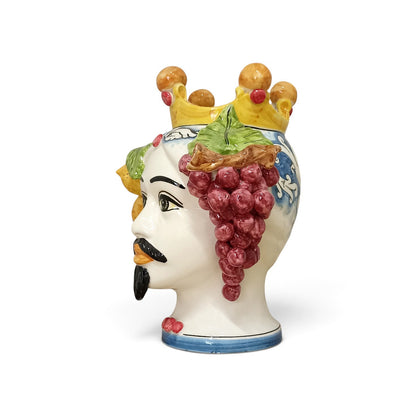 ceramic head with fruit