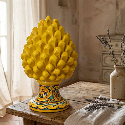 sicilian ceramic pine cone