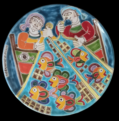 maiolica siciliana Desimone a Messina