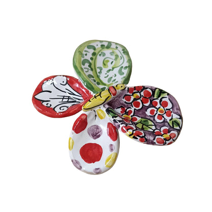 farfallina in maiolica siciliana