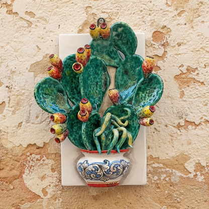 pianta fico d'india da parete