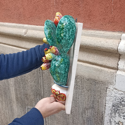 cactus in ceramica di caltagirone