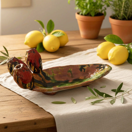 cactus in maiolica siciliana 