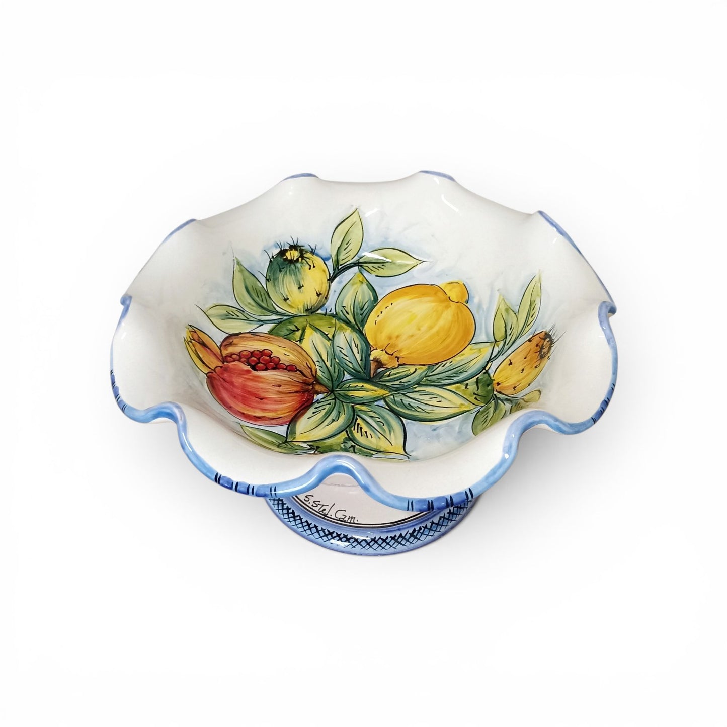 fruit holder italian pottery
