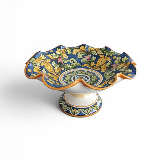 traditional sicilian ceramic centerpiece