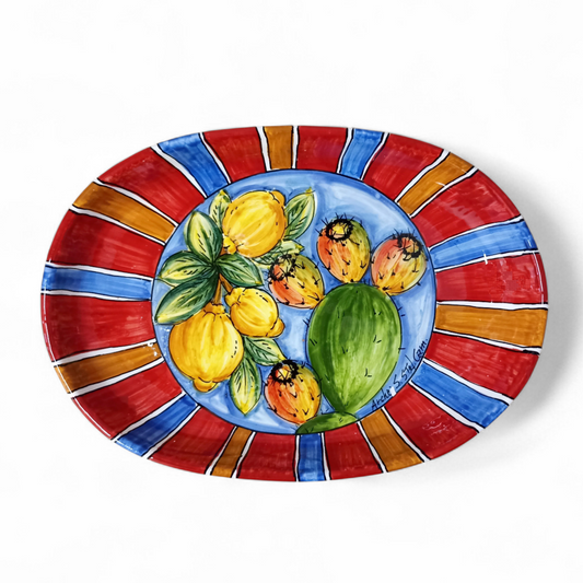 porta frutta in maiolica