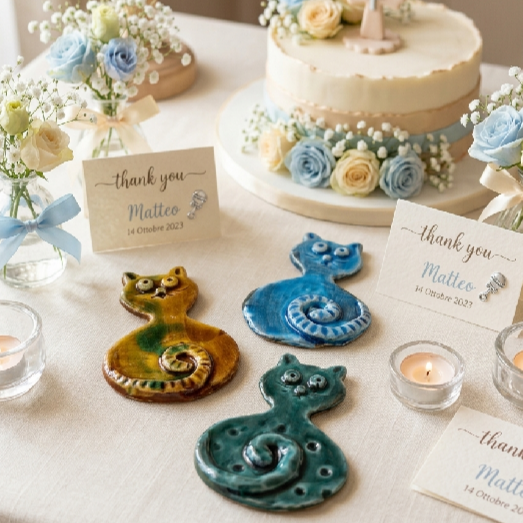 bomboniera in maiolica siciliana 