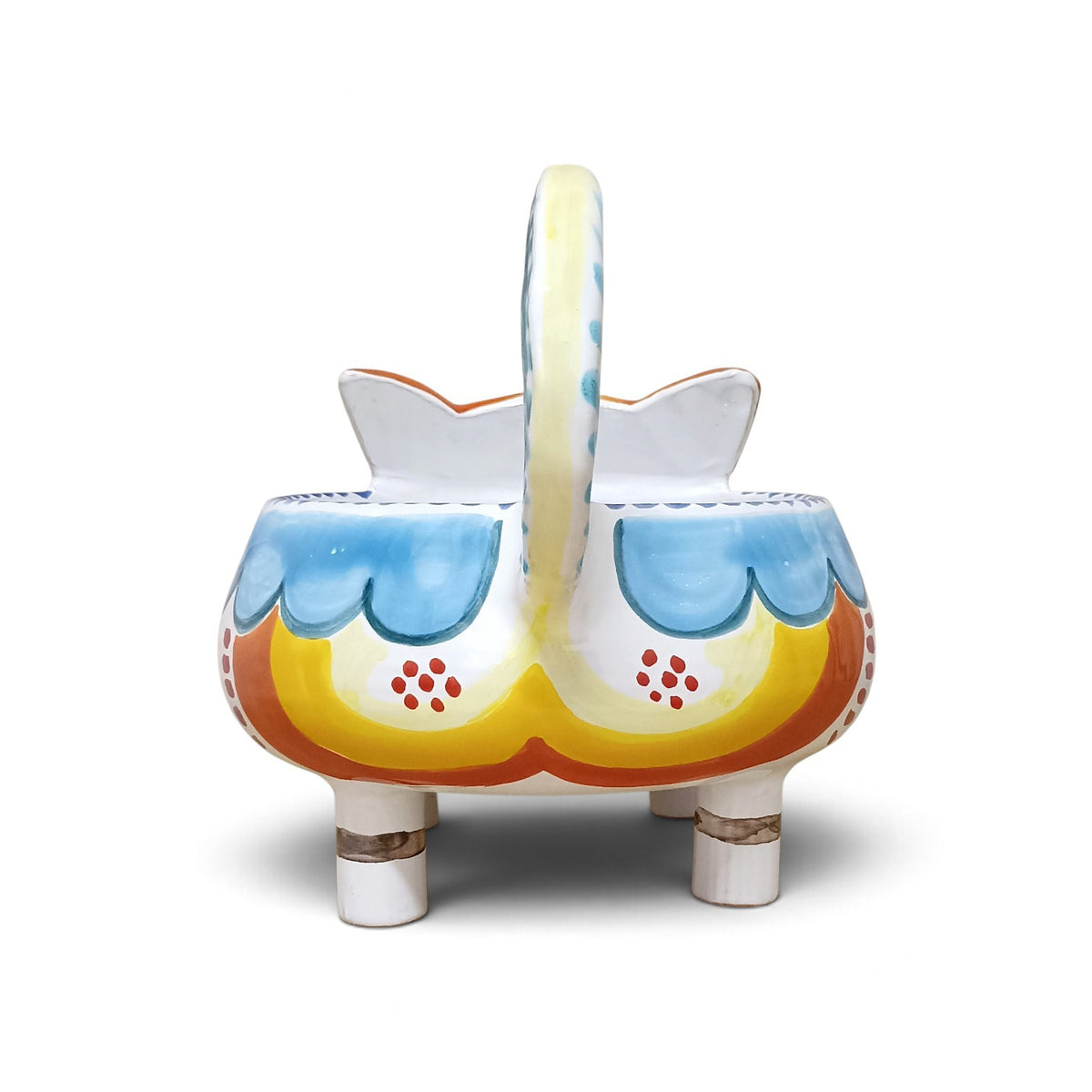 Gatto porta vaso ceramiche di Sicilia