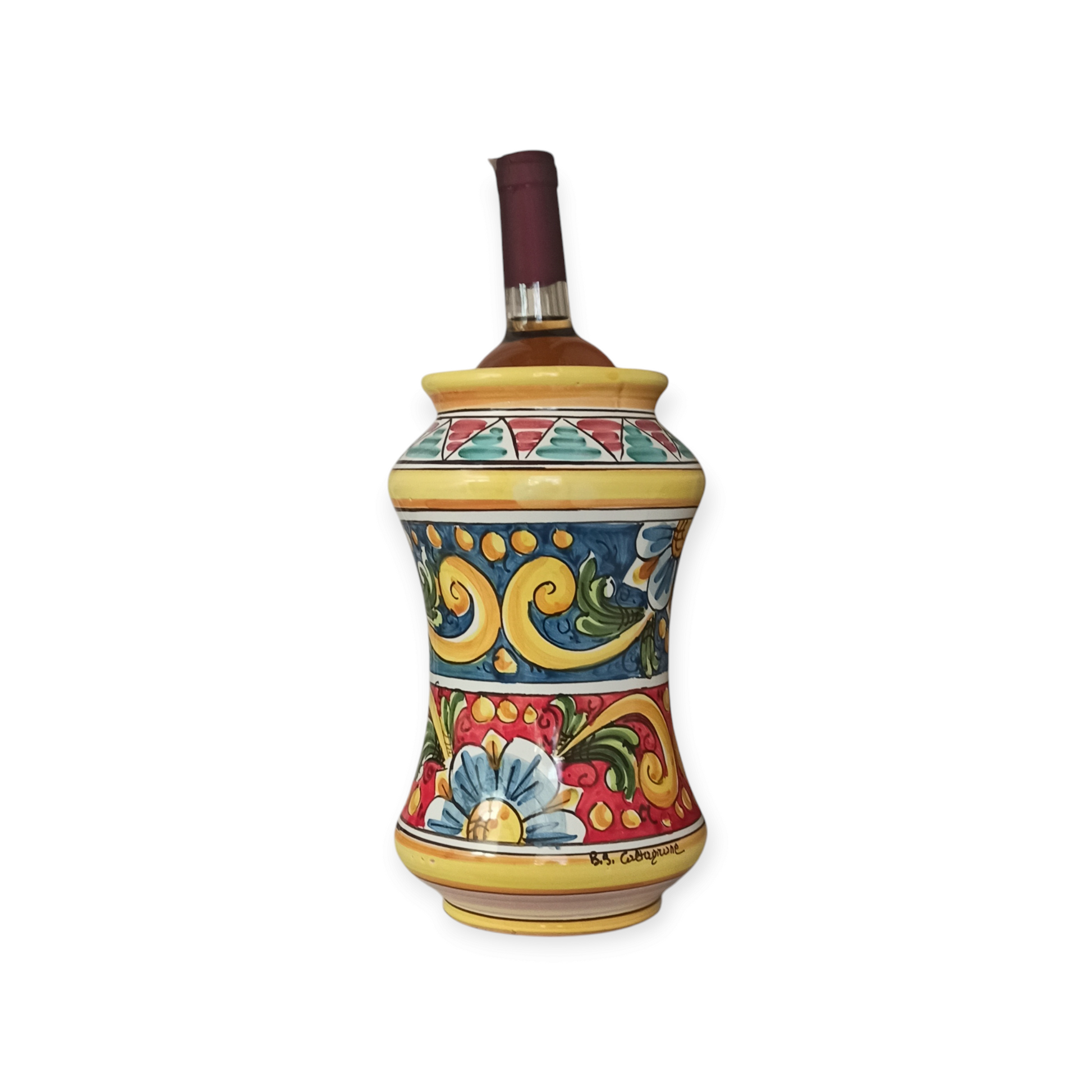 portabottiglie tavolo in ceramica