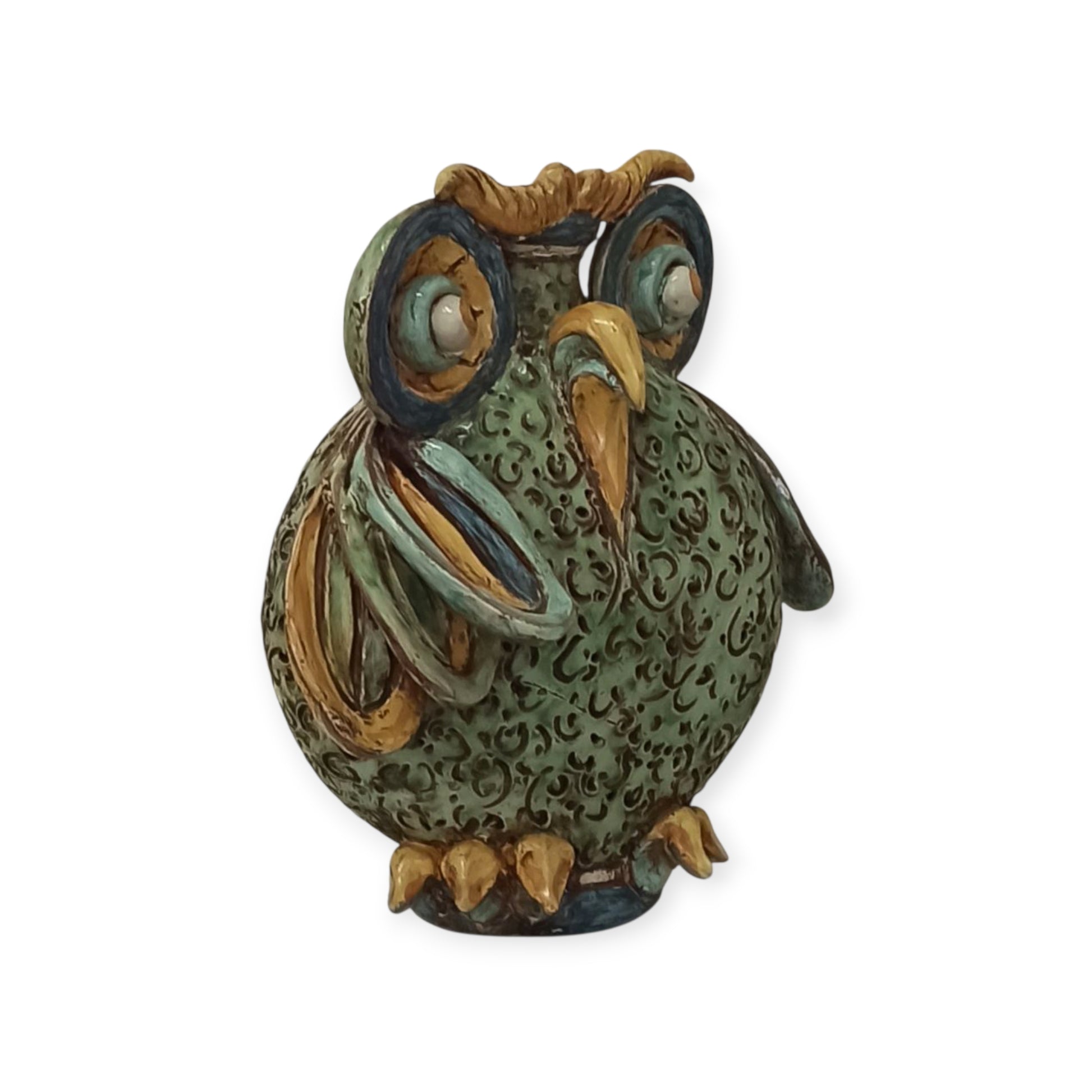 gufetto in ceramica siciliana