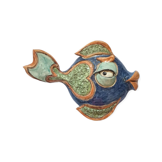 pesce in ceramica artistica di Caltagirone