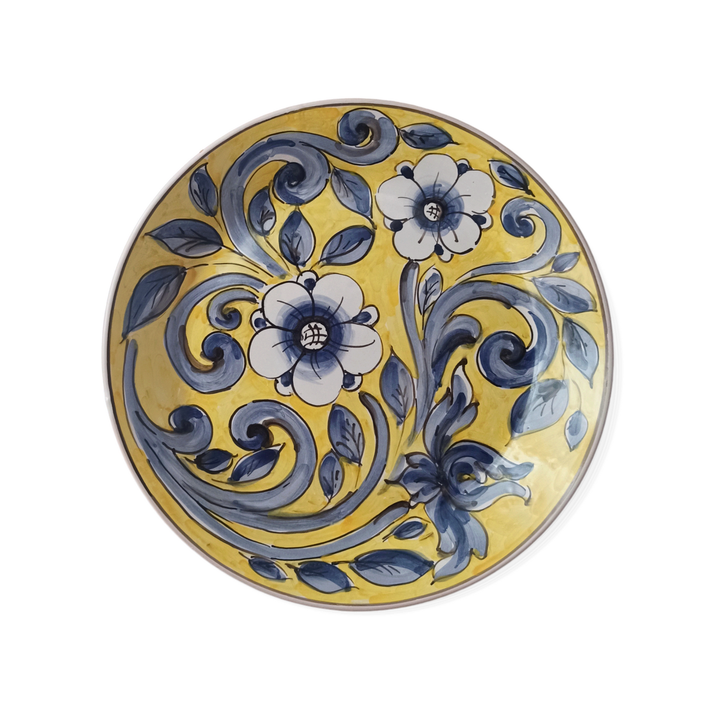 Sicilian Ceramic Decorated Plate